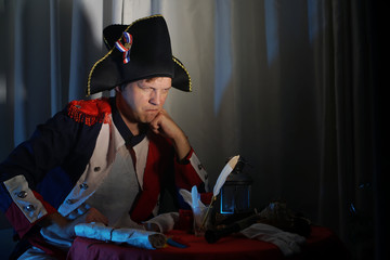 Napoleon Bonaparte, military leader and statesman of the 18th century