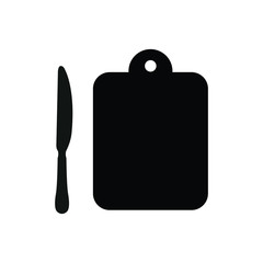 cut board vector icon. Cooking icon
