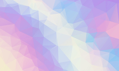 Low poly grid holographic triangles background