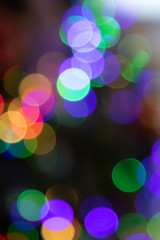 Multicolored Bokah Balls Overlay