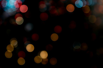 Multicolored Bokah Balls Overlay