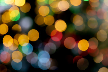 Multicolored Bokah Balls Overlay