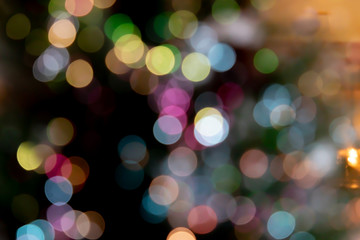 Multicolored Bokah Balls Overlay