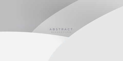 Simple Fresh White Wave Abstract Background for Presentation Design.