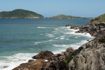 Fototapeta na wymiar coast rocks and ocean