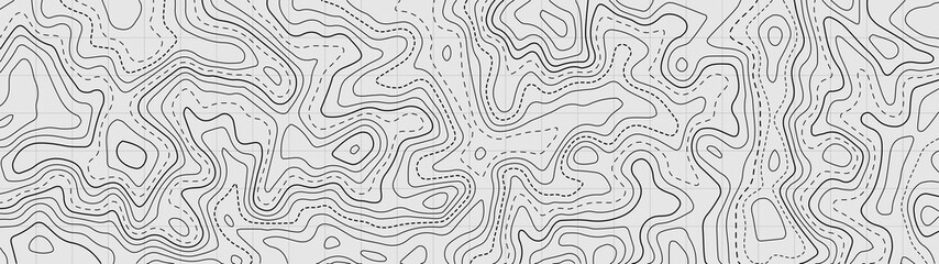 Topographic map lines background. Abstract vector illustration.