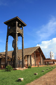Church Concepcion, jesuit missions in the region of Chiquitos, Bolivia