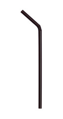 Brown straw isolated on white background