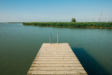 beack of lake neusiedler am see in breitenbrunn