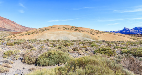 Fototapeta na wymiar Panoramic view of the teide volcano