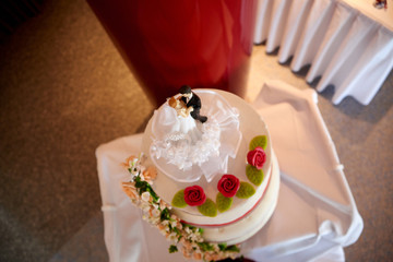 traditional wedding cake dessert