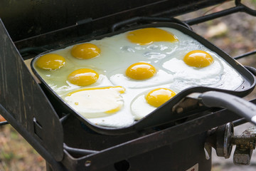 Eggs sunny side