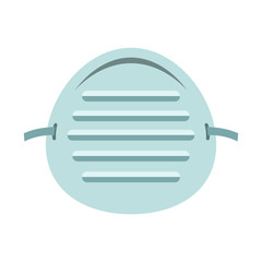 Dust mask on white background