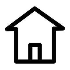 house building facade isolated icon
