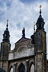 Fototapeta na wymiar Memento more. Kostnice Church a place Kutna Hora, Czech Republic.