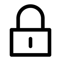 safe secure padlock isolated icon