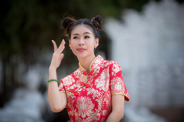 portrait beautiful Asian girl