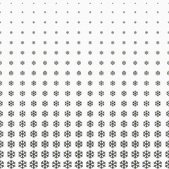 Fototapeta premium Geometric snowflake winter pattern vector design.