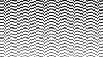 Black and white zig zag pattern vector design. Optical illusion stripped linear background.