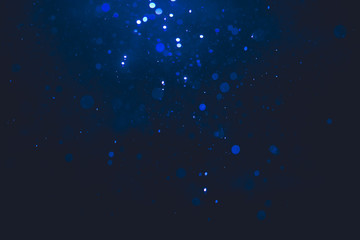 Blue abstract bokeh