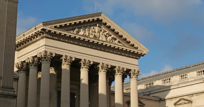 The courthouse, Avenue Foch, Montpellier, Occitanie, France