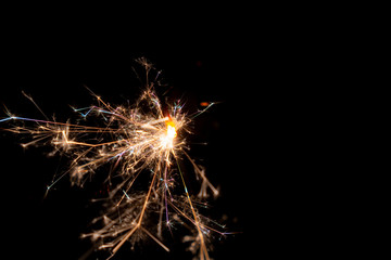 Burning sparkler