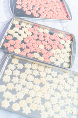 Chocolate snowflakes