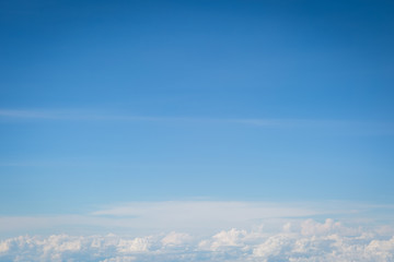 Fototapeta premium sky and clouds view from airplan