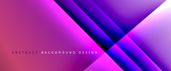 Obraz premium Trendy simple fluid color gradient abstract background with dynamic straight shadow line effect. Vector Illustration For Wallpaper, Banner, Background, Card, Book Illustration, landing page