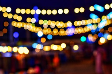 bokeh of neon light background