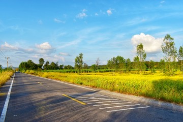 road in the countryside