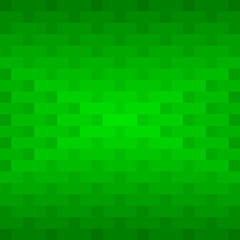 Green rectangles and squares repeat pattern background. Abstract 3D geometric background vector.