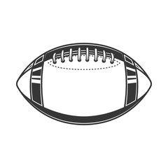 Original contour illustration of an American football ball. Coloring © artmarsa