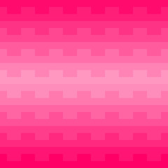 3D pink geometric repeat pattern seamless background vector.
