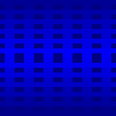 3D blue geometric shape repeat pattern on blue background vector.