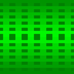 3D green geometric shape repeat pattern on green background vector.