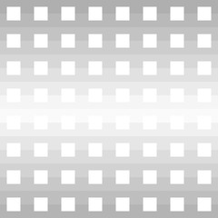 3D grey geometric shape repeat pattern on white background vector.