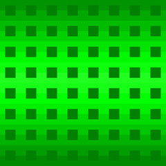 3D green geometric shape repeat pattern on green background vector.