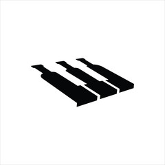 Bottle and piano logo design unique