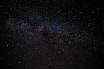 Fototapeta na wymiar Galaxy in the night sky.