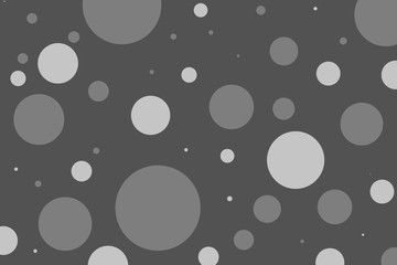 Gray and white Circle or Bokeh light at Festival. Abstract or blurred of light glitter. Glow texture background.