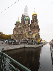 Church of the Savior on Spilled Blood During maintenance it is a beautiful temple in Russia, a public place.