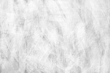 Concrete wall white color for background. Old grunge textures with scratches and cracks. White painted cement wall texture.
