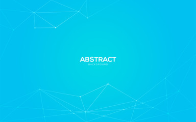 Abstract technology blue background. With polygonal shapes. Use for website, banner, presentation and application.