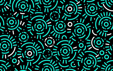 Hipster Memphis style seamless pattern