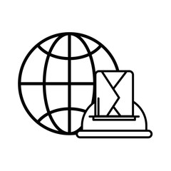 sphere planet browser with postal service