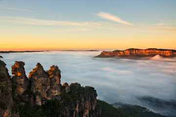 Sunset Blue Mountains Australia