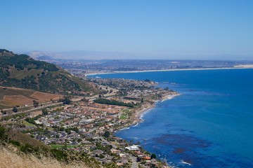 arial view of Pismo beach, California, USA