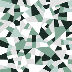 Polygon triangles background. Retro pattern with geometric shapes. Abstract vector texture