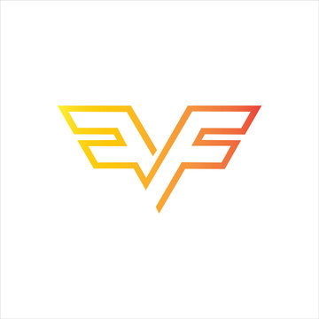 Initial letter ff logo vector templates